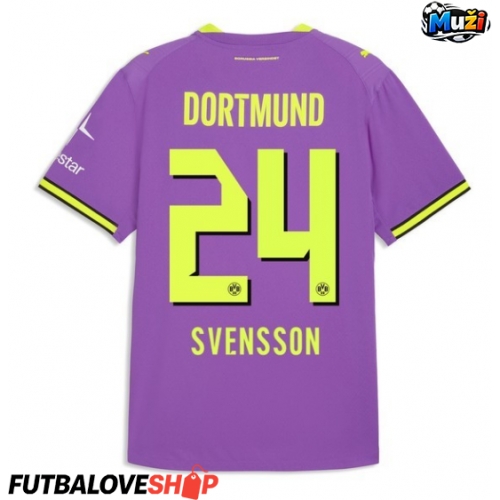 Dres Borussia Dortmund Daniel Svensson #24 Tretina 2026-27 Krátky Rukáv